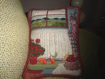 Small Traditional Needlepoint Pillow 1 small