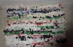 Recycled Plastic Bag Bath Bathroom Mat 2 small