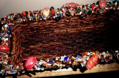 Cd Beaded Media Basket 1 small