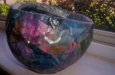 Paper Mache Decorative Bowl 1 small