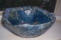 Paper Mache Decorative Bowl 2 small