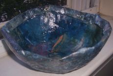 Paper Mache Decorative Bowl 4 small