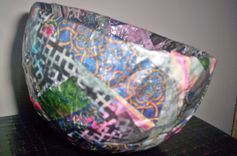 Paper Mache Decorative Bowl 1 small