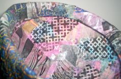 Paper Mache Decorative Bowl 2 small