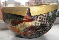 Paper Mache Decorative Bowl 2 small