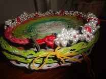 4 Wicker Place Mats Or Wall Art 3 small