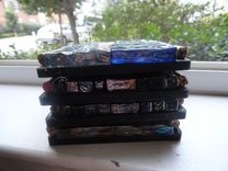 Glass Mosaic Tile Coasters On Black Art Tile 1 small