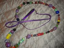 Handmade Dog Leash W/Long Stretch Cord 3 small