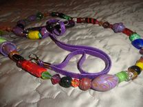 Handmade Dog Leash W/Long Stretch Cord 2 small