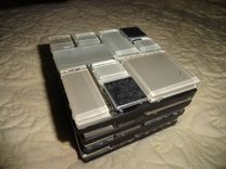 Mosaic Glass Tiles On Black Art Tile Coasters 3 small