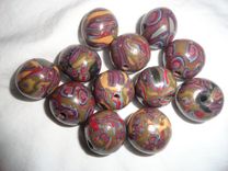 Polymer Clay Handmade Beads 1 small