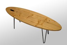 The Longboard Coffee Table: Walnut, Reclaimed Pine, Sapele & Cherry 6 small