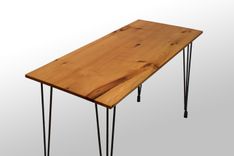 The Heller Desk: Cherry, Sapele, Walnut Or Reclaimed White Pine 5 small