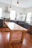 Farmhouse Table Made From Reclaimed Fir Ceiling Beams 1 small