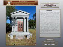 Granite 8 crypt Mausoleum 1 small