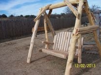 Mammoth Cedar Log Yard Swing 2 small
