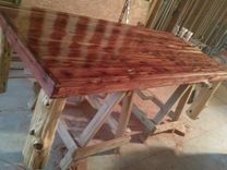 Cedar Log Dining Table 3 small