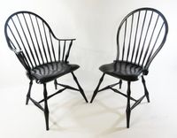 Continous Arm Windsor Chair With Bamboo Turnings 6 small