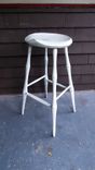 Bar Stool Bamboo Leg Windsor Stool 29.5 Inches Tall Standing Desk Chair 1 small