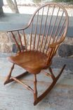 Rocking Chair. Continuous Arm Rocker Bamboo Turnings 1 small