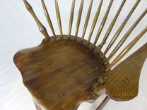 Rocking Chair. Continuous Arm Rocker Bamboo Turnings 6 small
