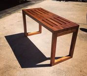 Modern Teak Bench 2 small