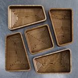 Cnc-Cut, Red Birch Serving Trays 2 small