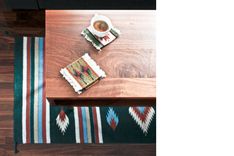 Modern Sapele Wood And Steel Coffee Table 1 small