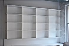Minimal White Powder-Coated Steel Shelves 4 small