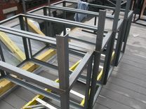 Steel And Cedar Garden Planter Boxes 4 small