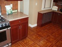Kitchen Cabinet Install With Custom Radiator Cover 2 small