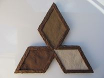 "Tri-Diamonds" - 3d Geometric Wall Art 2 small