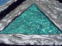 "Triangles" - 3d Geometric Wall Art - 12 Pieces 3 small