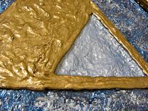"Triangles" - 3d Geometric Wall Art - 12 Pieces 5 small