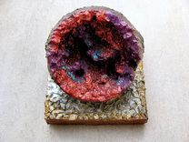 Red Geode Sculpture 1 small
