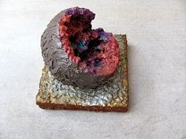Red Geode Sculpture 2 small