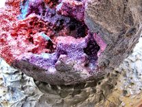 Red Geode Sculpture 4 small