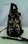 Black And Ivory Paisley Bag 2 small