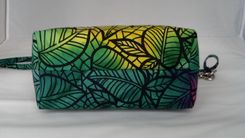 Blue Tropical Print Bag 2 small