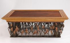 Mesquite, Steel And Copper Coffee Table 1 small