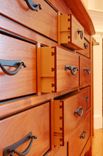 Arts And Crafts Mahogany Living Room Buffet With Matching Shelving 3 small