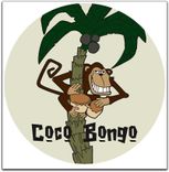 Coco Bongo Sculptural Relief Monkey Panel From The Movie "The Mask" Tiki, Tropical Design 5 small