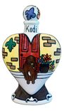 Sittin’ Proud Dog Heart Vase Urn 3 small