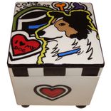 I Love My Dog Box Urn 3 small