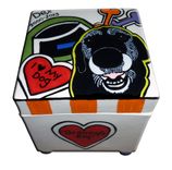 I Love My Dog Box Urn 4 small