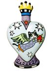 Heavens Best Cat Heart Vase Urn 2 small