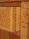 Nightstands - Pair Of Curly Maple Nightstands 4 small