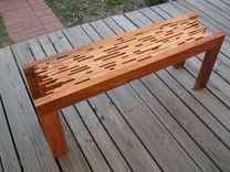 Mahogany Slat Bench 2 small