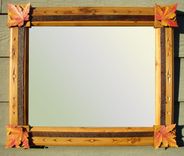 Carved Maple Leaf Mirror 1 small
