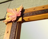 Carved Maple Leaf Mirror 3 small